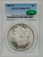 1883-O $1 MS66+ PL