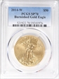2014-W $50 Burnished Gold Eagle SP70