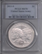 2011-S $1 United States Army MS70