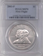 2003-P $1 First Flight MS70