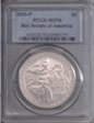 2010-P $1 Boy Scouts of America MS70
