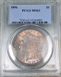 1896 $1 MS63