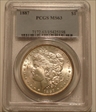 1887 $1 MS63
