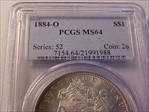 1884-O $1 MS64