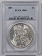 1886 $1 MS64