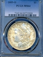 1885-O $1 MS64