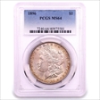 1896 $1 MS64