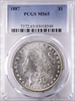1887 $1 MS65
