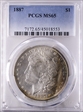 1887 $1 MS65