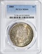 1885 $1 MS64