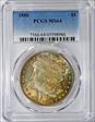 1886 $1 MS64