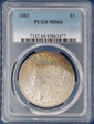 1883 $1 MS64