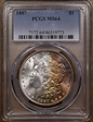 1887 $1 MS64