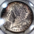 1887 $1 MS64