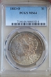 1883-O $1 MS64