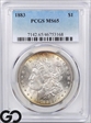 1883 $1 MS65