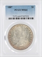 1887 $1 MS64