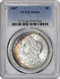 1887 $1 MS64