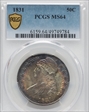 1831 50C MS64