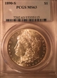 1890-S $1 MS63