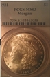 1921 $1 Morgan MS63