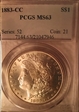 1883-CC $1 MS63
