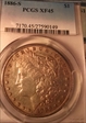 1886-S $1 XF45