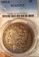 1892-S $1 F12