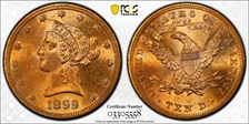 1899 $10 MS62