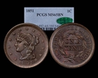 1851 1C MS65BN