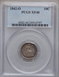 1842-O 10C XF40