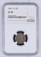 1841-O 10C XF40 