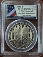 2013-P $1 5 Star Generals Marshall, Eisenhower - First Strike PR70DCAM