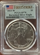 2023-W $1 Burnished Silver Eagle First Strike SP70