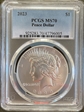 2023 $1 Peace Dollar MS70