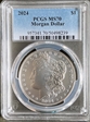 2024 $1 Morgan Dollar MS70