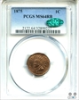 1875 1C MS64RB