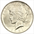 1921 $1 High Relief, Peace MS65