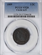 1809 1/2C Circle in 0 VF20BN
