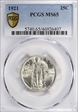 1921 25C MS65