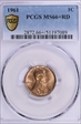 1961 1C MS66+ RD