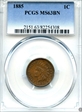 1885 1C MS63BN
