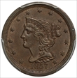 1857 1/2C MS62BN