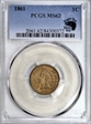 1861 1C MS62