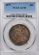 1875 50C AU58