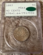 1883 5C No CENTS MS64