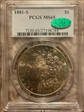 1881-S $1 MS65