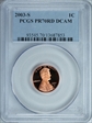 2003-S 1C PR70DCAM
