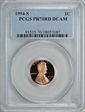 1994-S 1C PR70DCAM