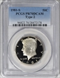1981-S 50C Type 2 PR70DCAM